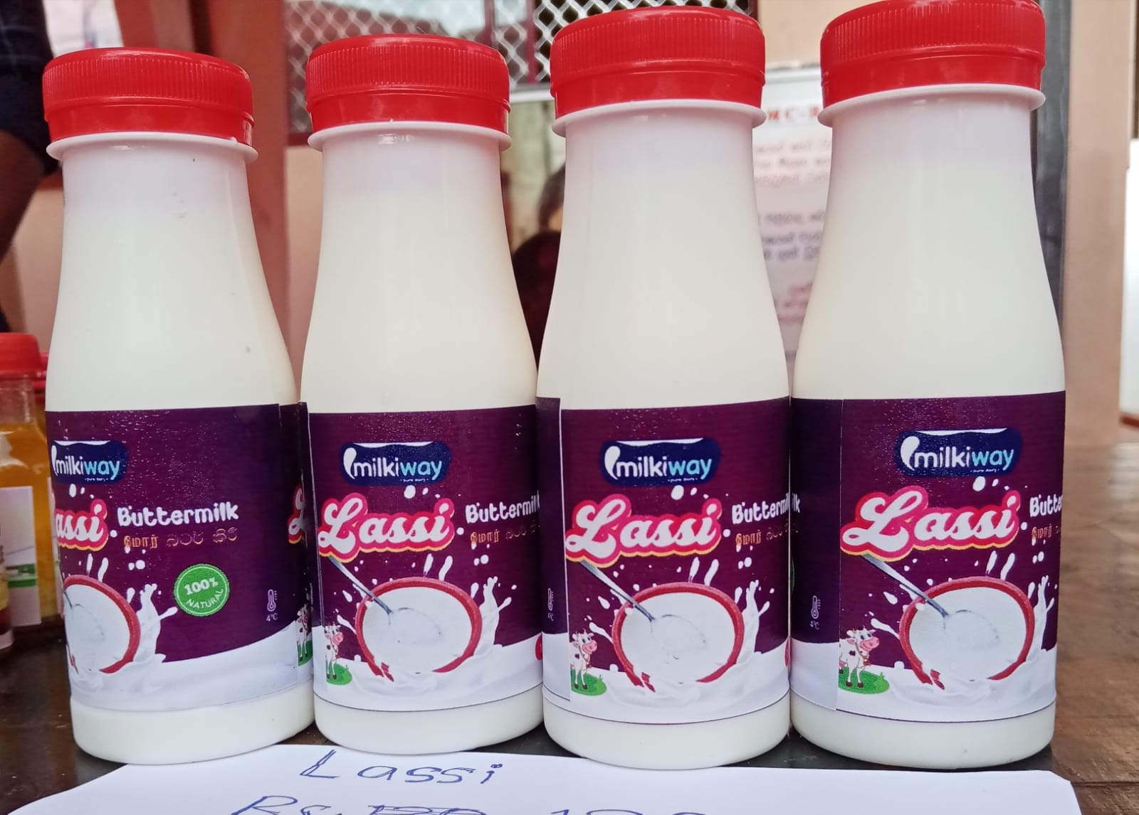 Milkiway Lassi Buttermilk bottles